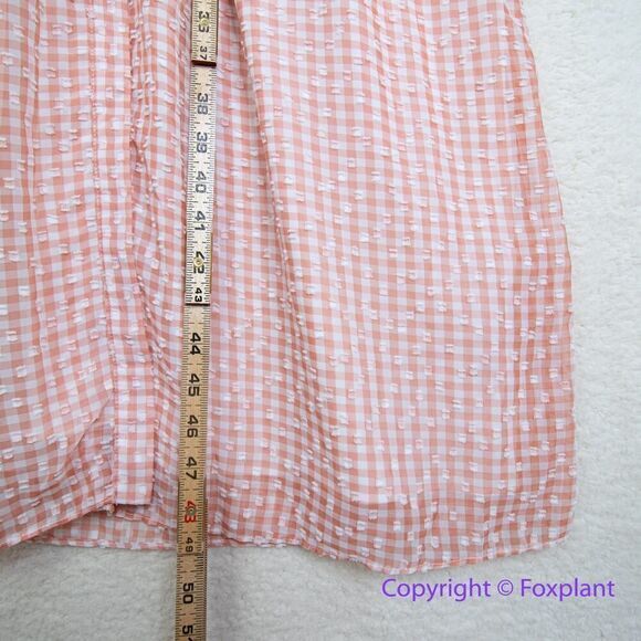En Saison Caldera A-Line Gingham Print Midi Dress, size S - Picture 10 of 16